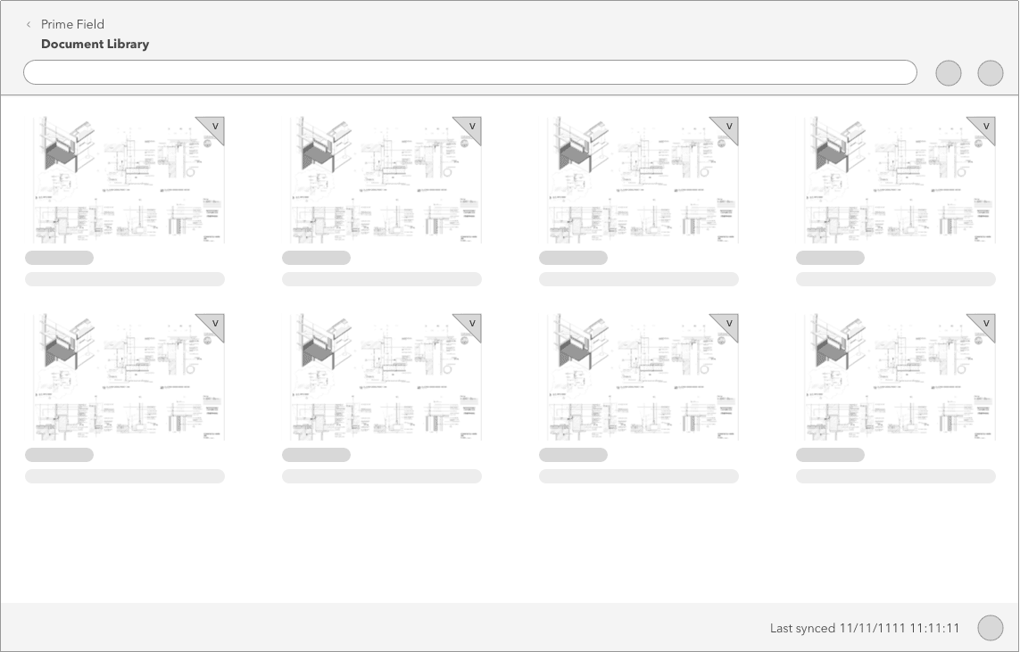 Library preview — thumbnails restore visual recognition to a screen that used to be a wall of filenames.